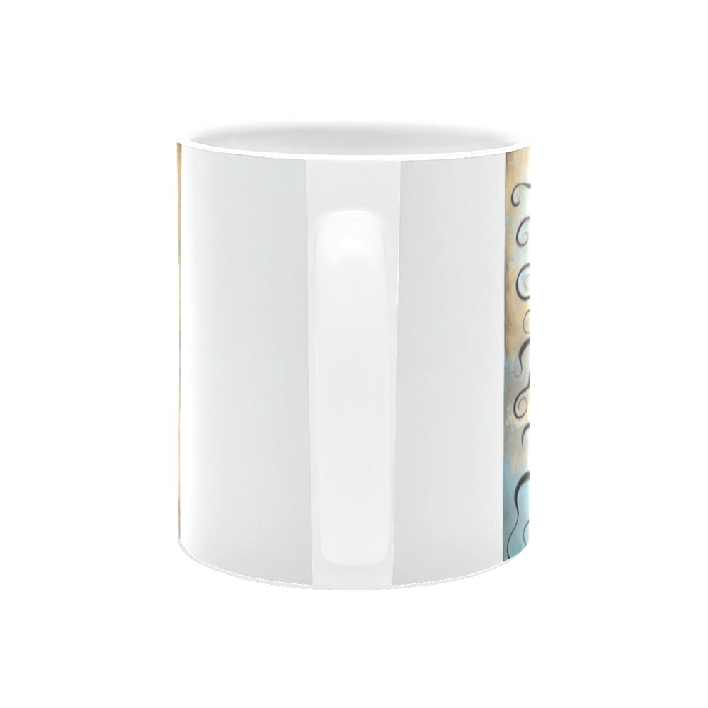 Bold & Beautiful: Afrocentric Digital Art Collection - White Mug(11OZ) - #2011