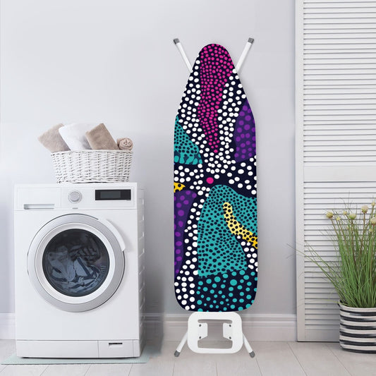 Ironing Board Cover - Velvet's View - Pop Vibrance Collection - Dynamic Patterns and Energetic Textures