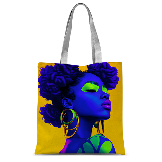 Vivid Visions: The Essence of Afro-Modernism Collection - Classic Sublimation Tote Bag - #2011