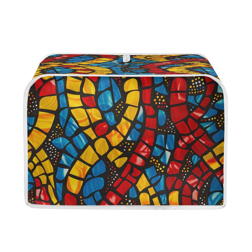 Elegant Adinkra-Inspired Fabric Collection -Toaster Cover - #2018