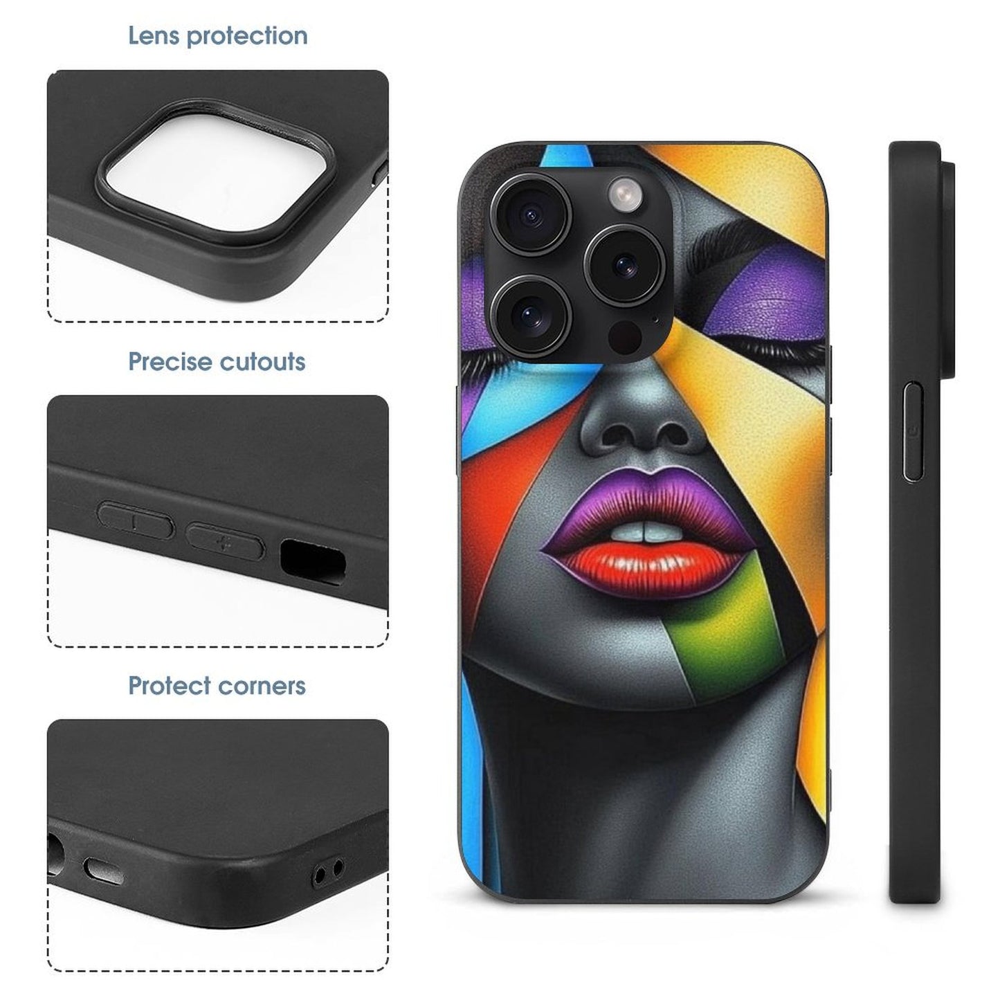 Case for iPhone 15 Series Case for iPhone 15 Pro Max - Black Girl Art - Velvet's View