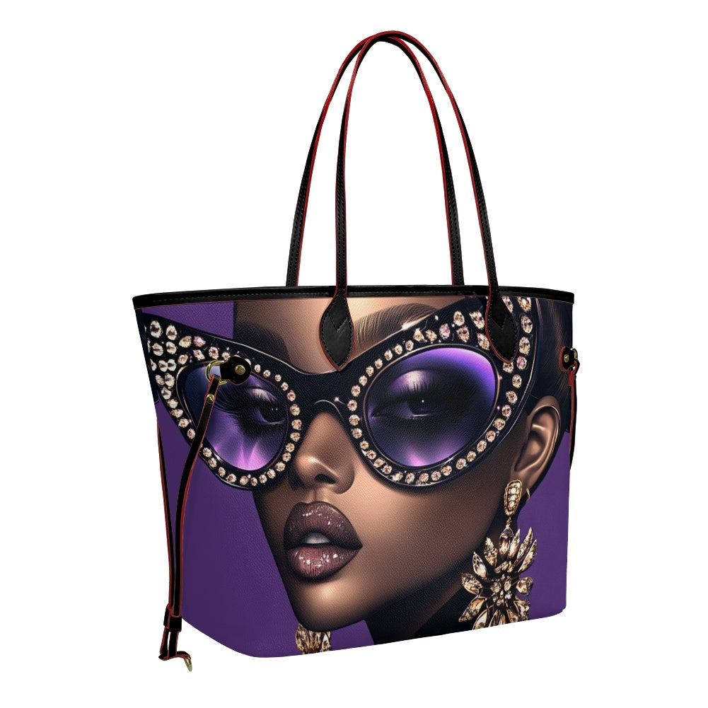 Shades of Velvet Collection - Women PU Leather Handbags - #2011