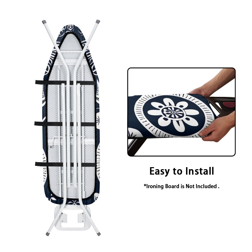 Elegant Adinkra-Inspired Fabric Collection - Ironing Board Cover-#2013