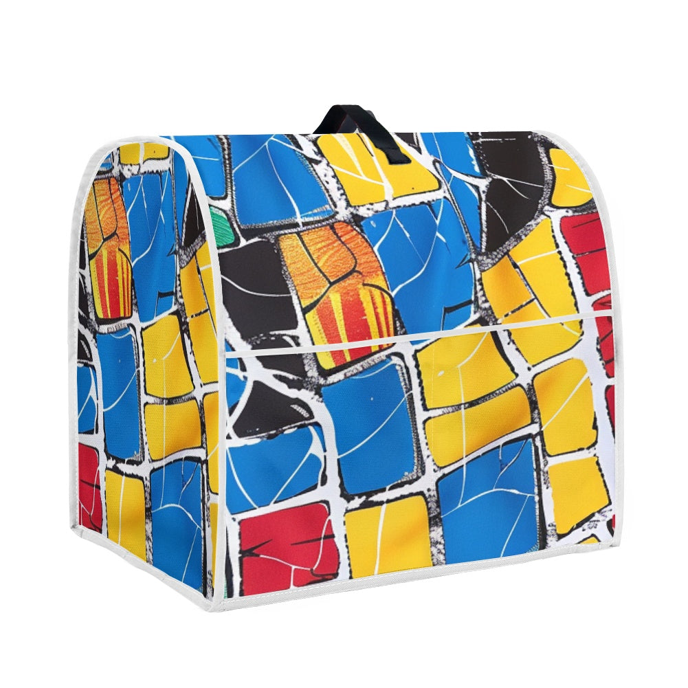 Mixer cover- Velvet's View - Elegant Adinkra-Inspired Fabric Collection