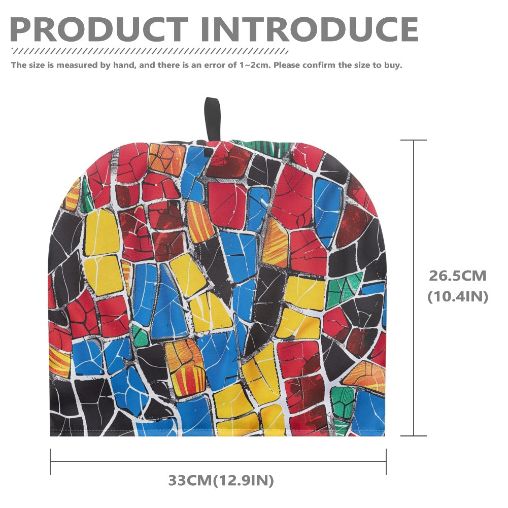 Cavcas Teapot Cover - Velvet's View - Elegant Adinkra-Inspired Fabric Collection -