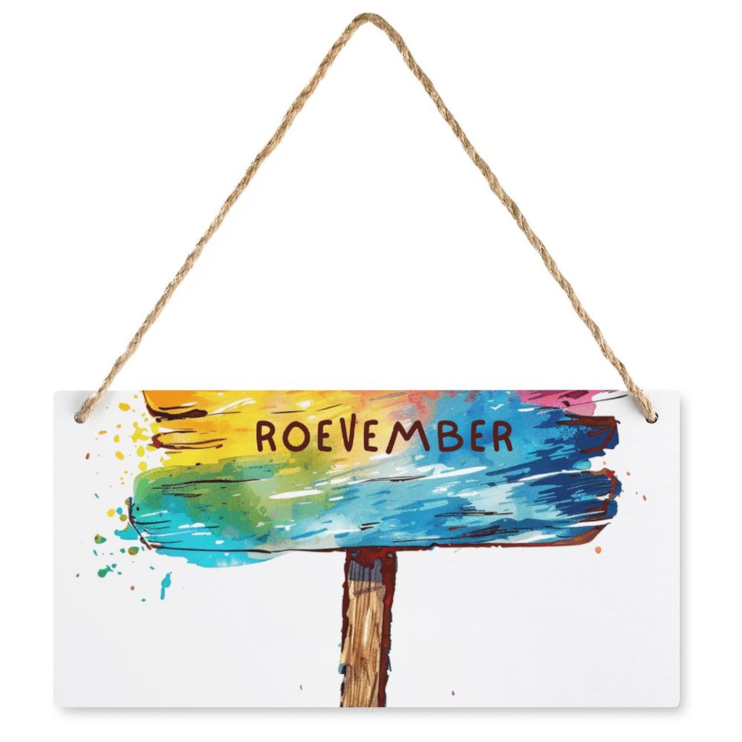 See You in November Roevember Collection - Wooden Wall Hanging Poster - #2011