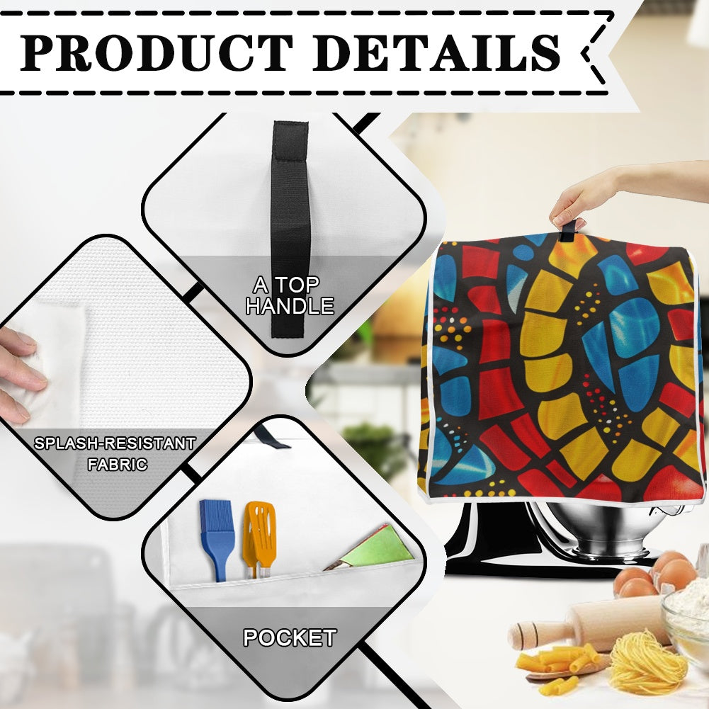 Mixer cover- Velvet's View - Elegant Adinkra-Inspired Fabric Collection