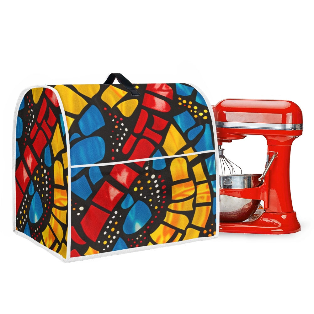 Mixer cover- Velvet's View - Elegant Adinkra-Inspired Fabric Collection