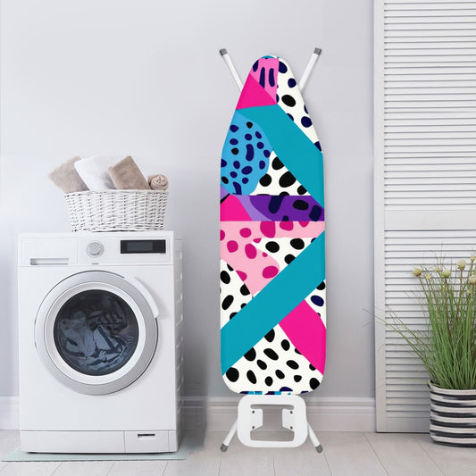 Ironing Board Cover - Velvet's View - Pop Vibrance Collection - Dynamic Patterns and Energetic Textures