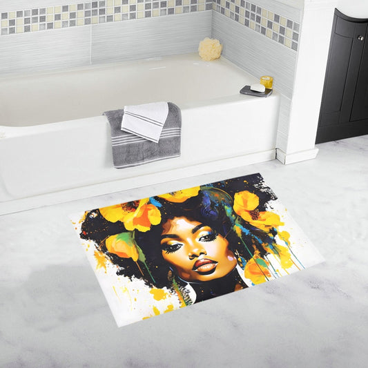 Bath Rug  - Velvet's View - Bold Elegance - The Poppy Collection