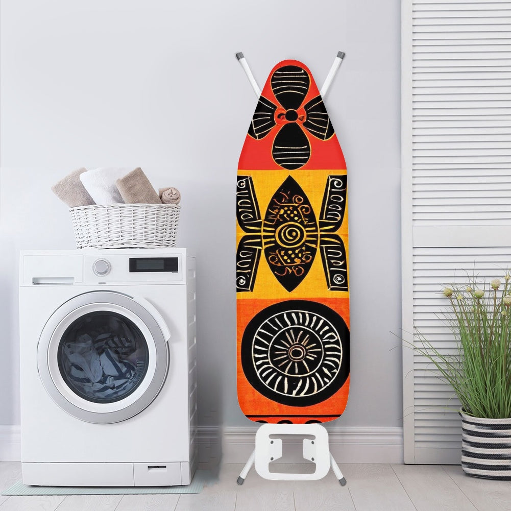Elegant Adinkra-Inspired Fabric Collection - Ironing Board Cover-#2011