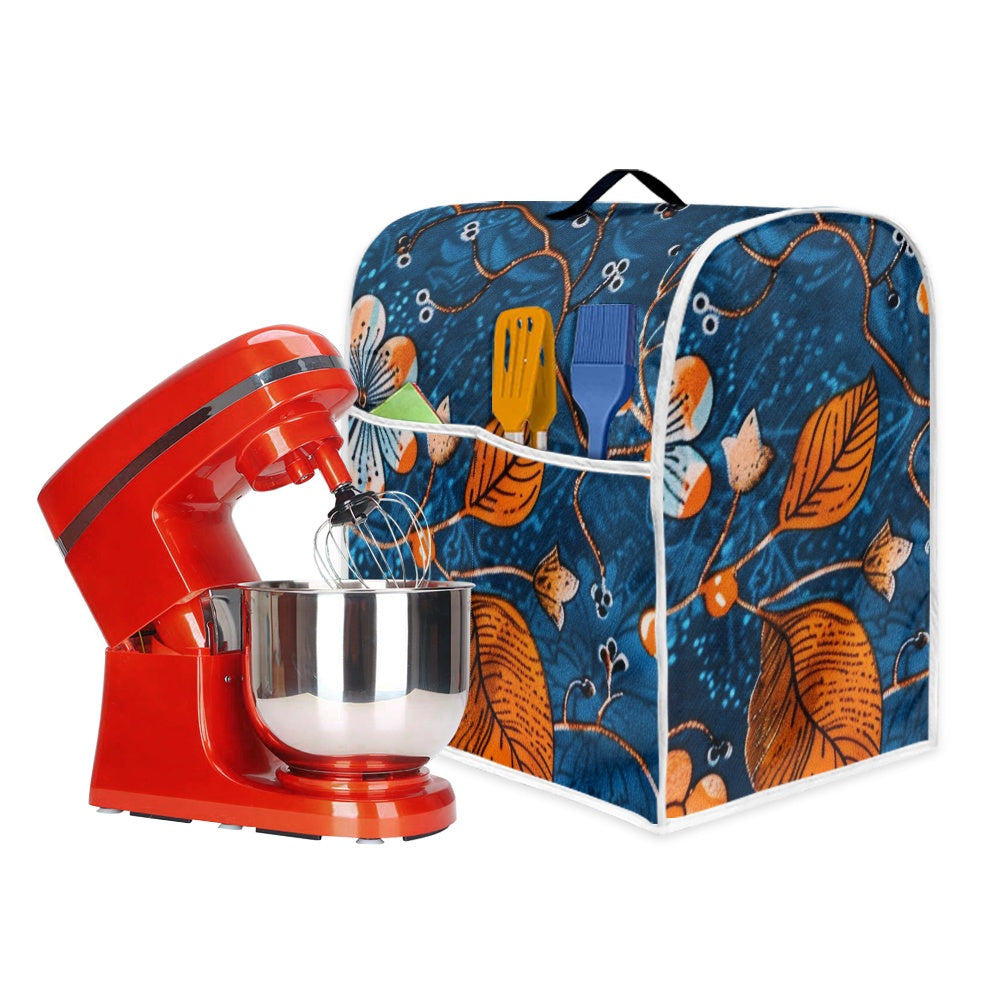 Mixer cover- Velvet's View - Elegant Adinkra-Inspired Fabric Collection