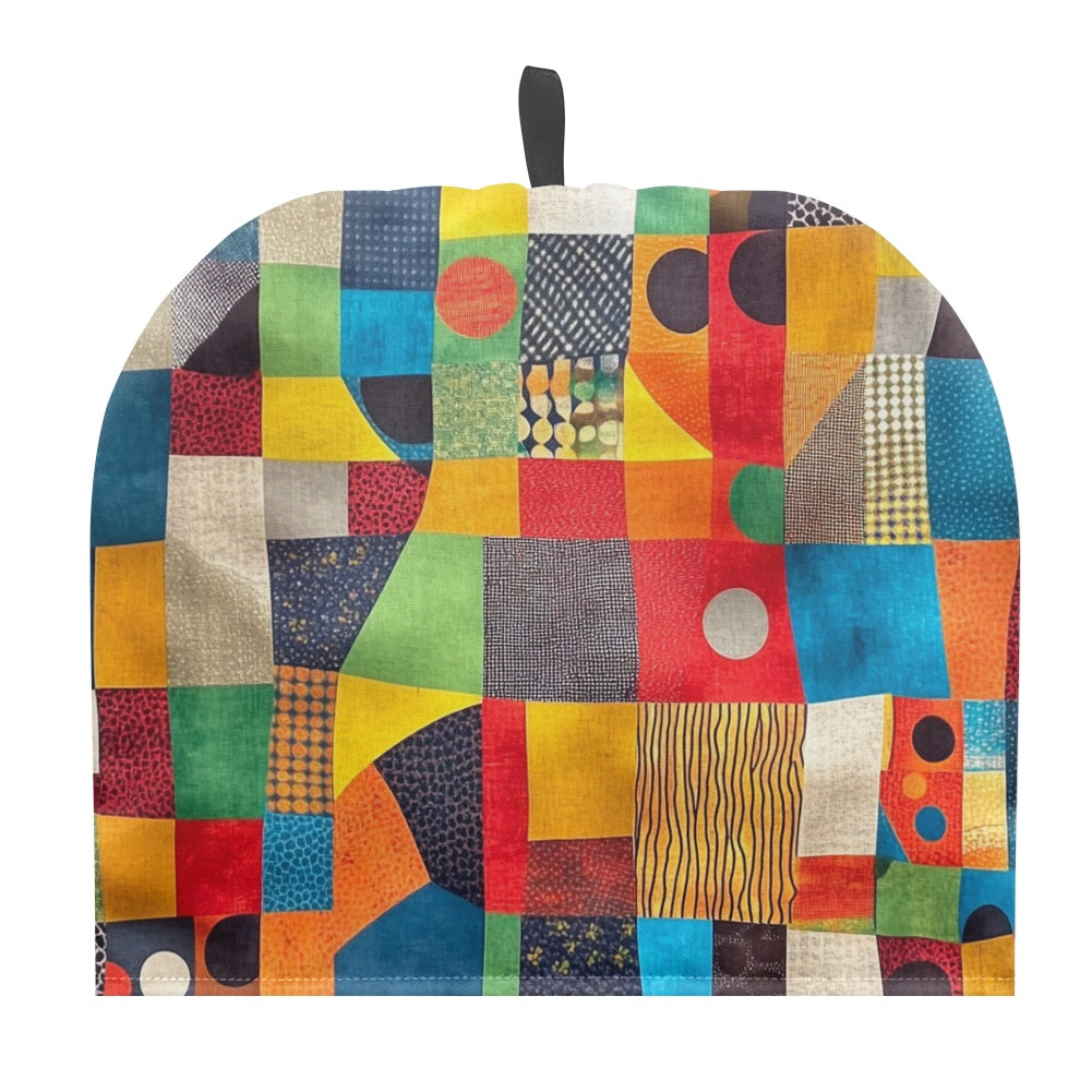 Cavcas Teapot Cover - Velvet's View - Elegant Adinkra-Inspired Fabric Collection -