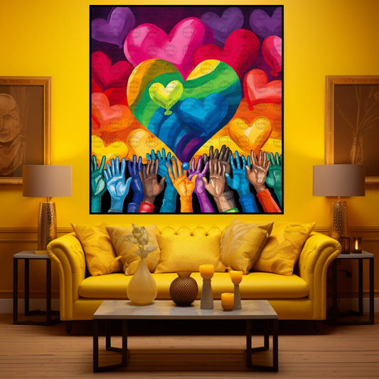 Digital Art - United Colors of Humanity #2017