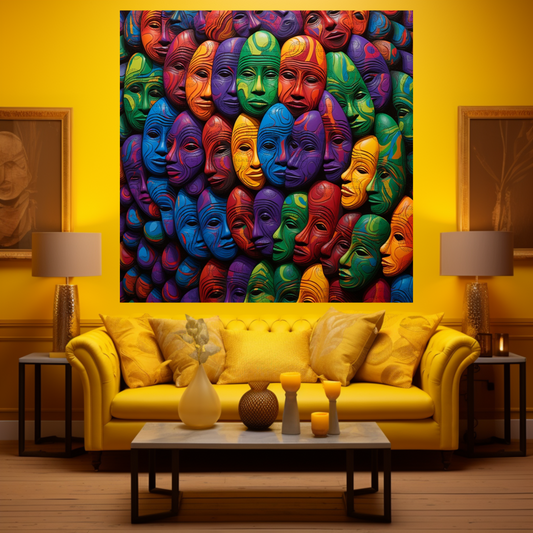 Digital Art - United Colors of Humanity #2018