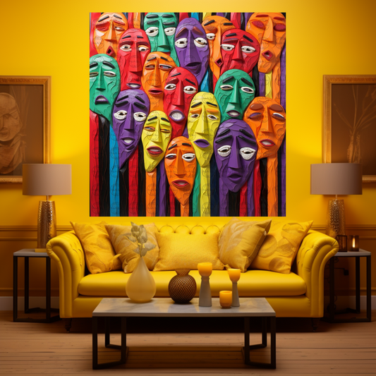 Digital Art - United Colors of Humanity #2019