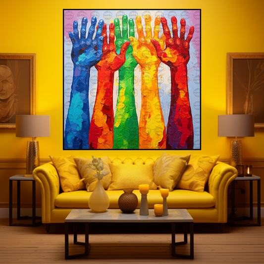 Digital Art - United Colors of Humanity #2020