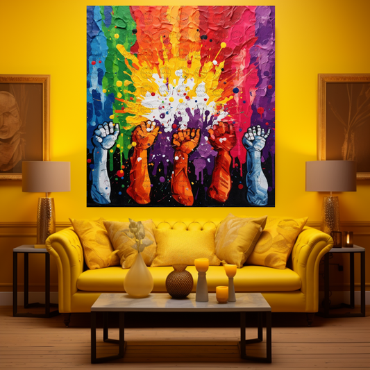 Digital Art - United Colors of Humanity #2011